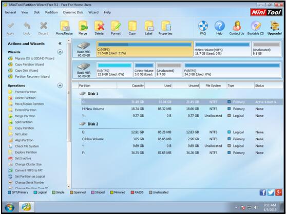 partition-wizard-main-interface