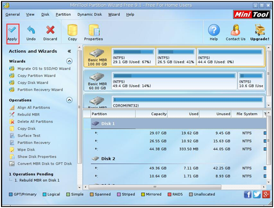 minitool partition wizard professional 8.1 boot cd