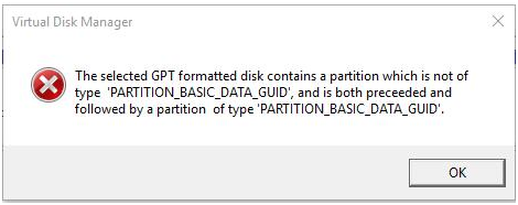 the-selected-gpt-formatted-disk-contains-a-partition