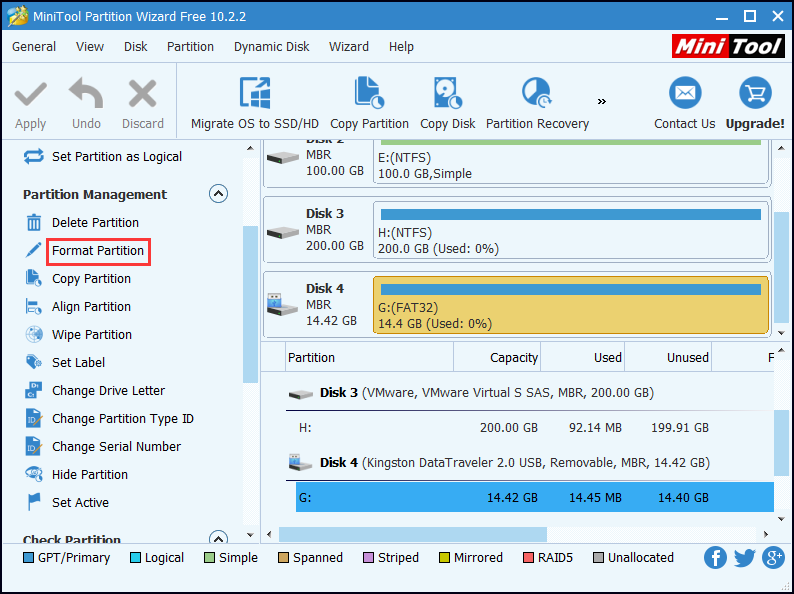 free windows 10 disk formatting utility